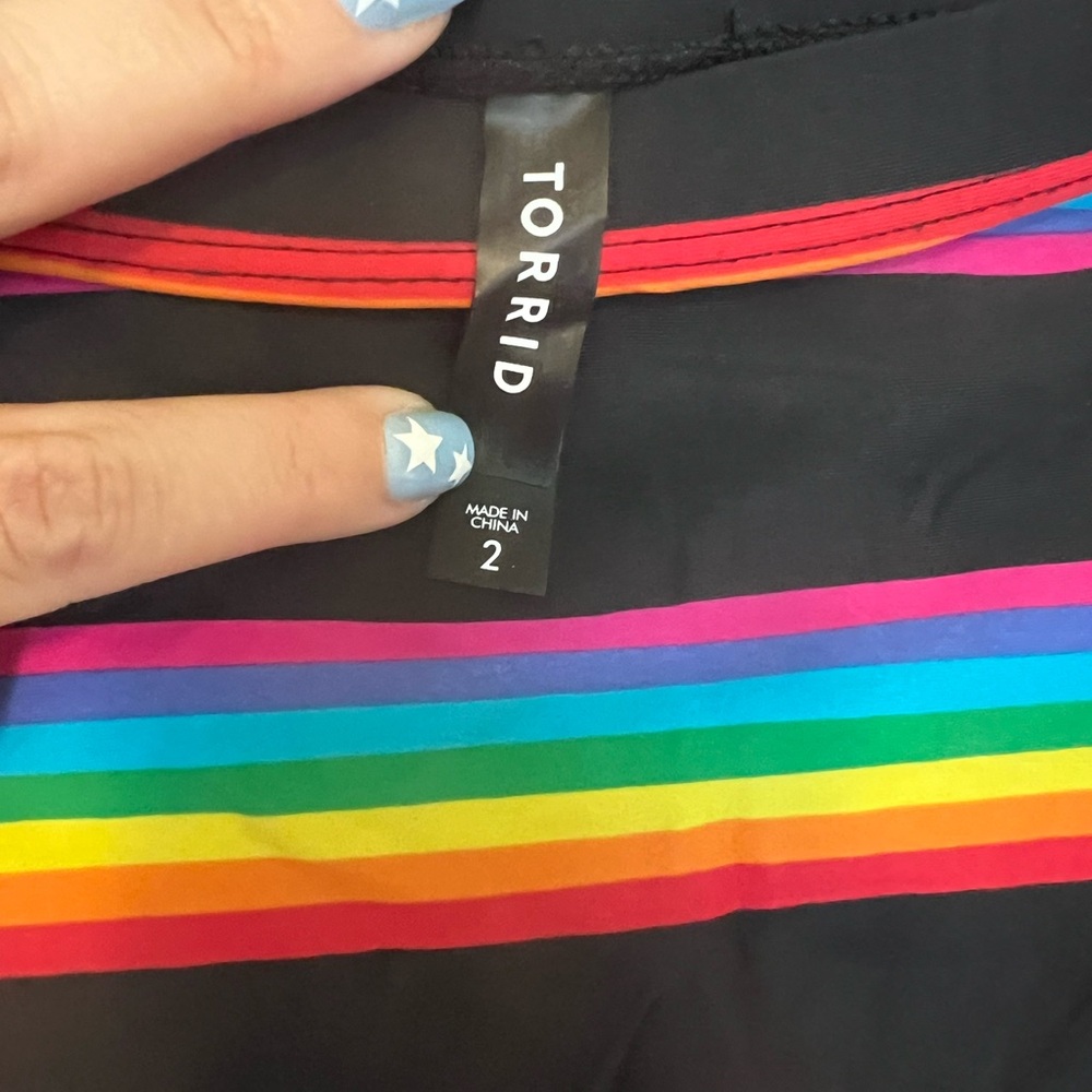 Torrid High Rise All-Over Smooth Swim Bottom - Picture 5 of 6